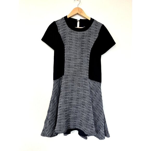 Madewell Tweed Midi Shift Dress - Picture 2 of 12